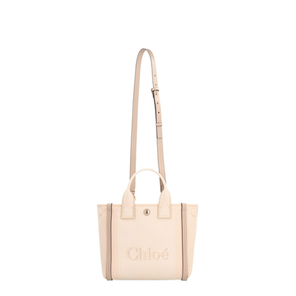Small Canvas Tote Bag - Blushy Beige - Image 1
