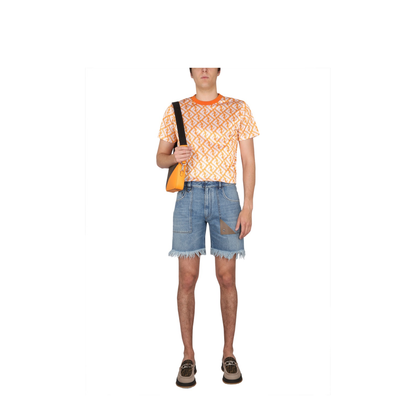 Denim Bermuda Shorts - Image 2