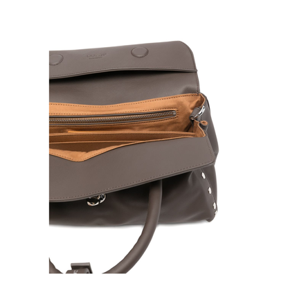 Dotta Centauro Small Leather Handbag - Brown - Image 4