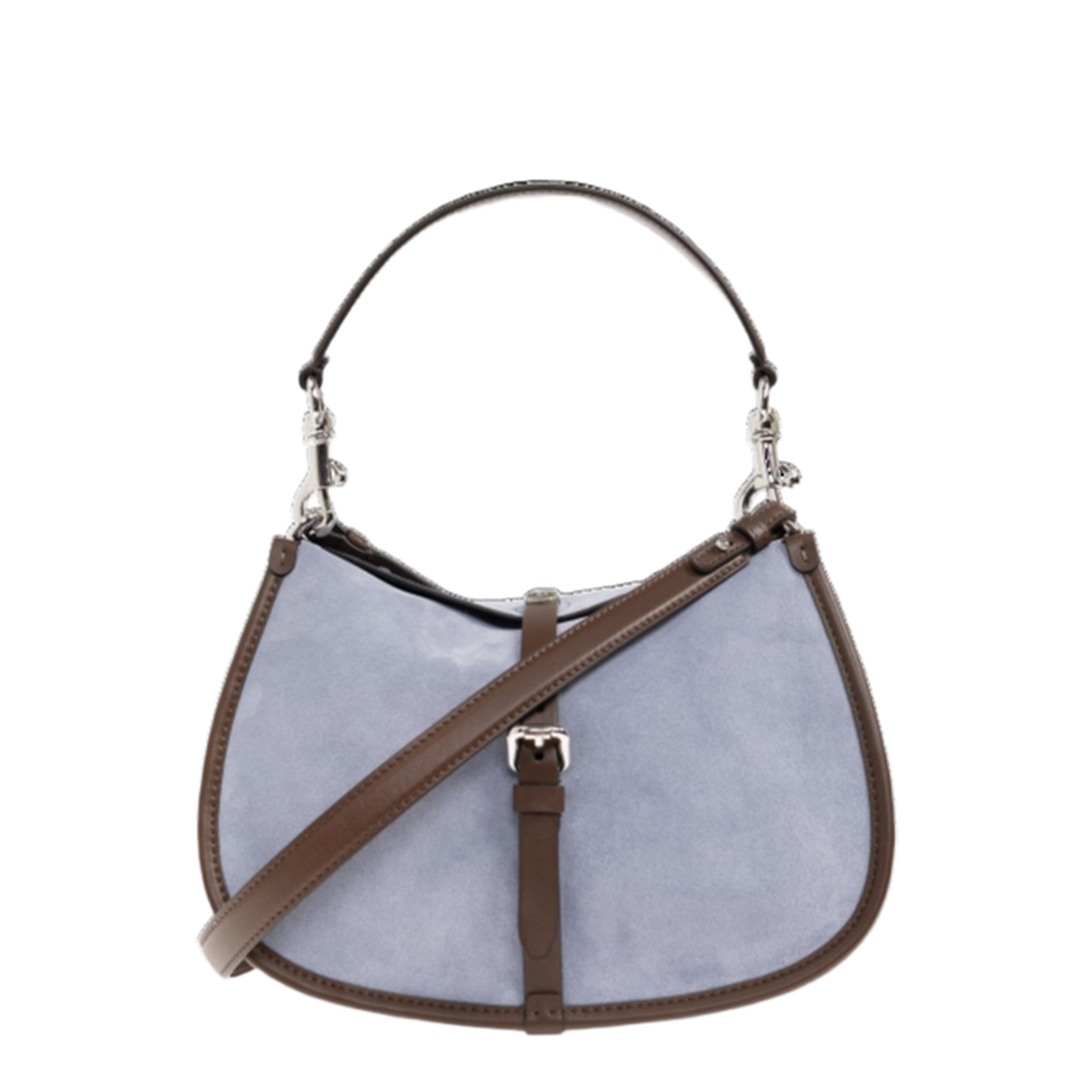 Suede Shoulder Bag - Image 1