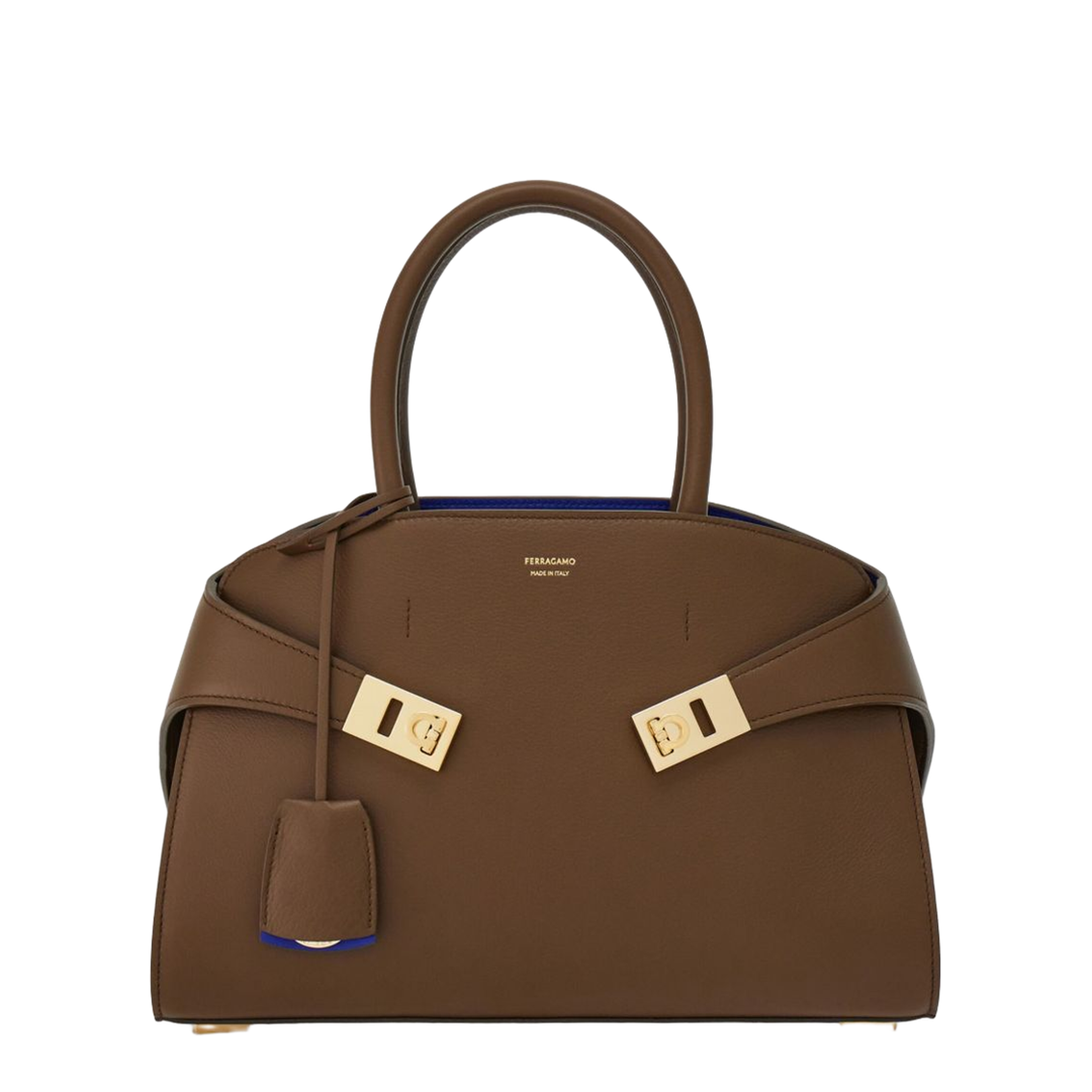 Small Leather Hug Tote Bag - Image 1