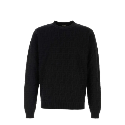 Pattern Cotton Sweater - Image 1