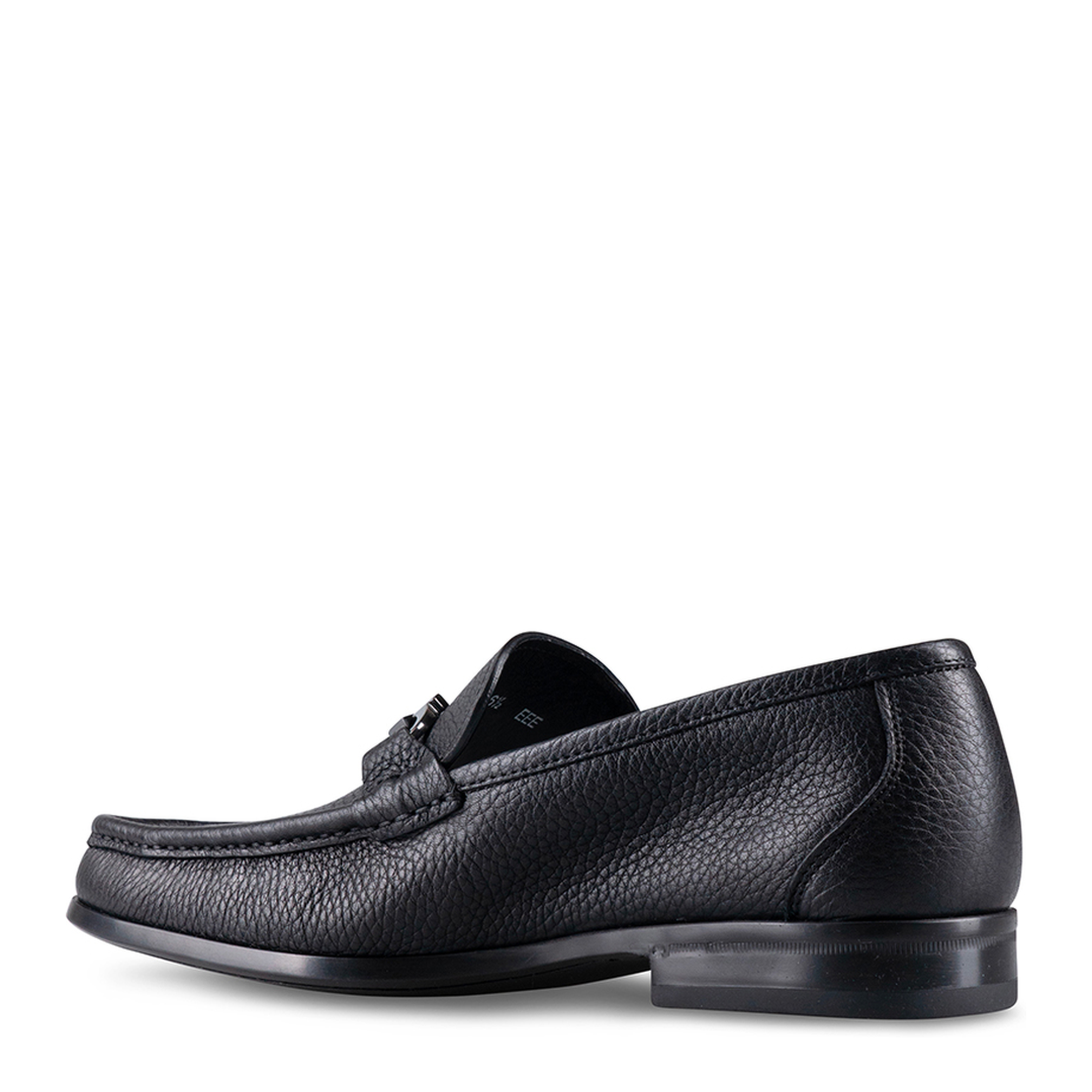 Grained Leather Gancini Loafers - Image 2