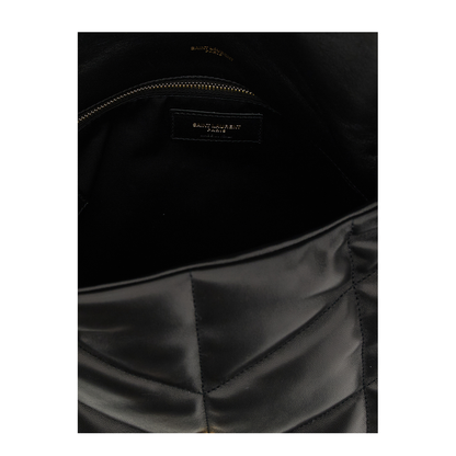 Puffer Medium Nappa leather Shoulder Bags - Black - Image 4