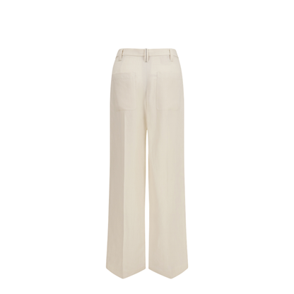Wide Pants in Fluid Twill - Image 2