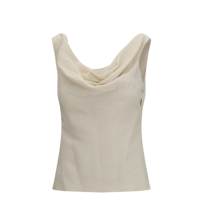 Viscose and Linen Twill Top - Image 1