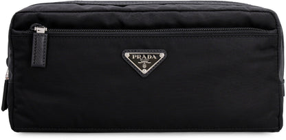 Double Zipped Pouch, SIlver Hardware - Image 3