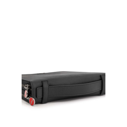 Leather Briefcase Black - Image 4