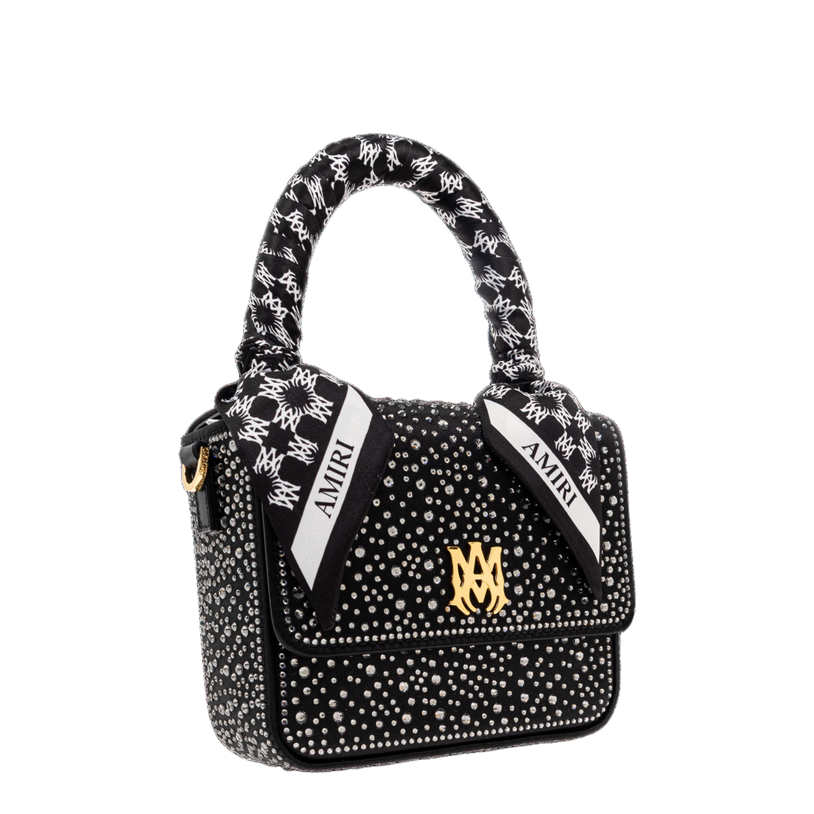 Handbag with Shimmering Crystals - Image 4