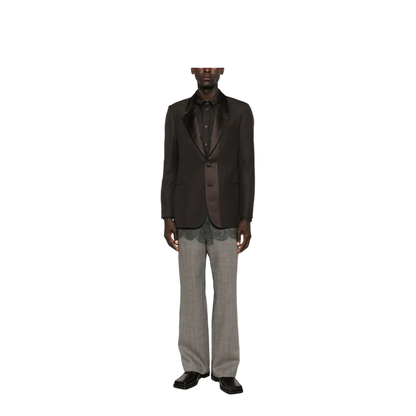 Single-Breasted Wool Crêpe Tailored Blazer - Image 2