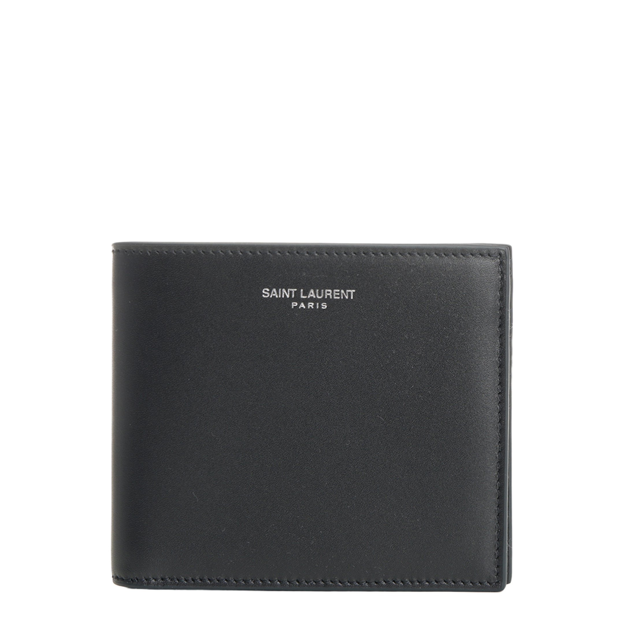 East/West Wallet in Smooth Calfskin Leather - Midnight Blue - Image 1