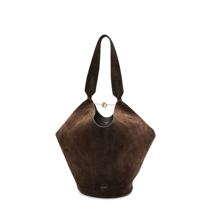 Lotus Small Suede Tote - Cedar - Image 1