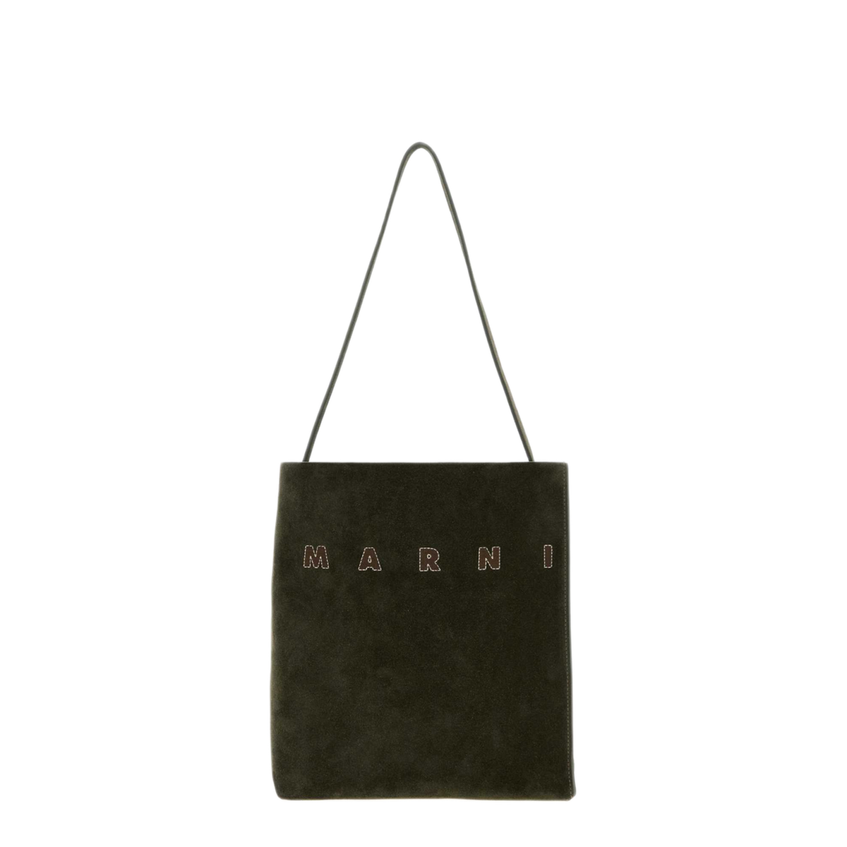 Museo Small Calf Leather Shoulder Bag - Brown - Image 1