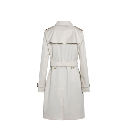 Kensington Mid-Length Tropical Gabardine Trench Coat - Image 2