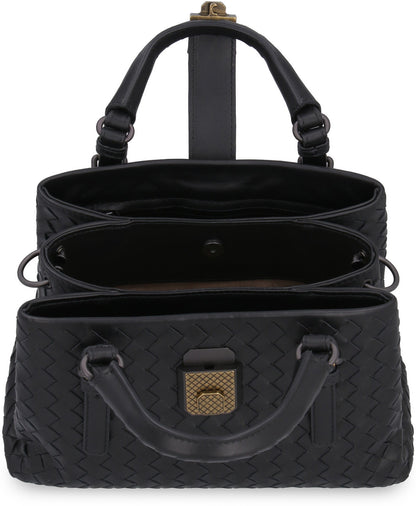 Intrecciato Small Roma Top Handle Bag - Image 3