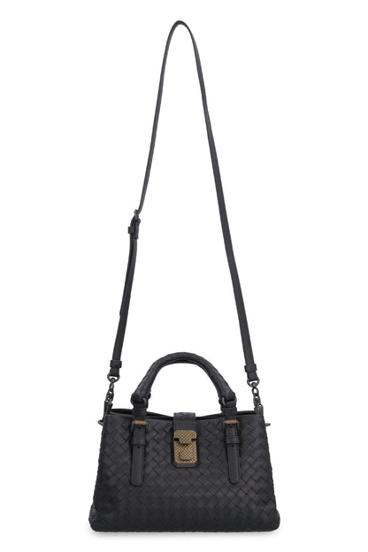 Intrecciato Small Roma Top Handle Bag - Image 4