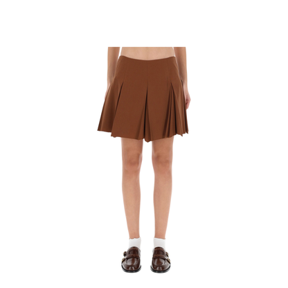 Pleated Miniskirt - Image 1