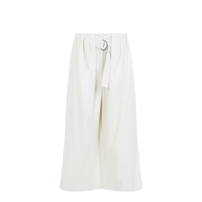 Cropped Belted Trousers - Image 1