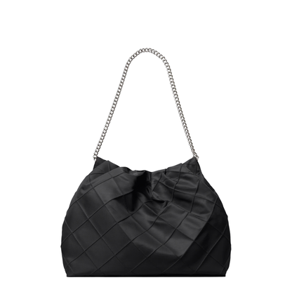 Fleming Nylon Hobo Bag - Black - Image 2
