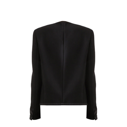 Double Crepe Single-Breasted Jacket - Image 4