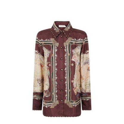 Valiant Printed Silk Shirt - Image 1