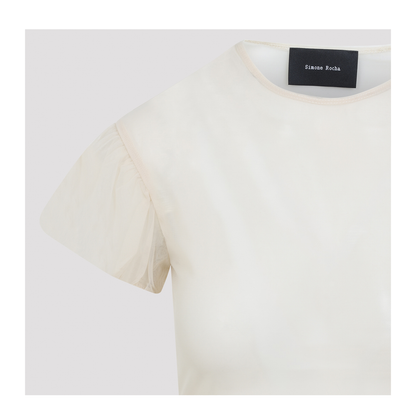 Sheer Ballet Peplum Top - Image 5