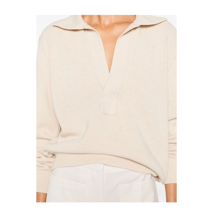 Genevieve Polo Jumper in Merino Wool - Image 4