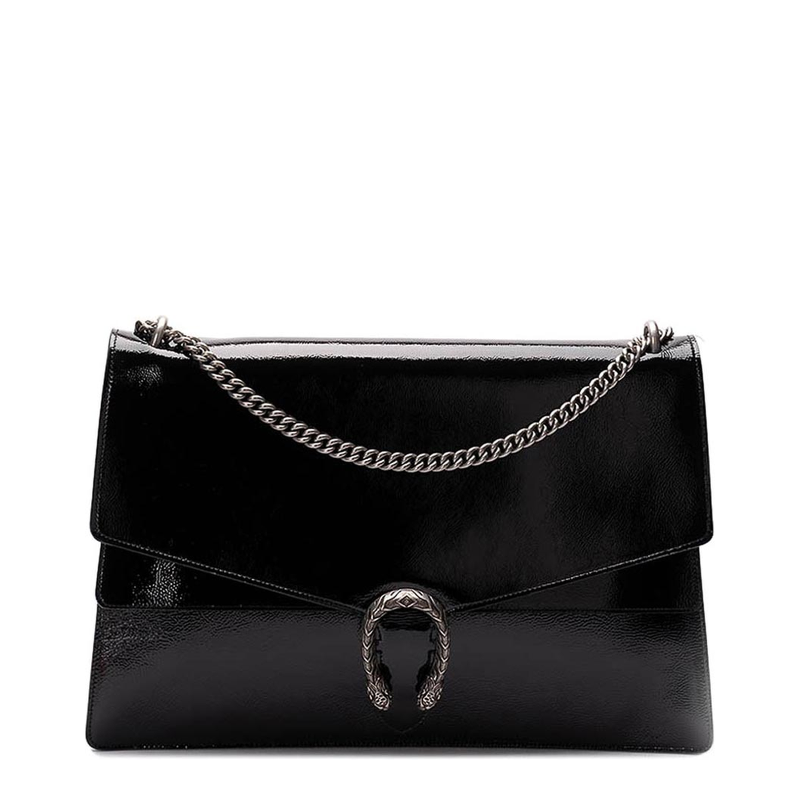 Dionysus Medium Leather Shoulder Bag - Black - Image 1
