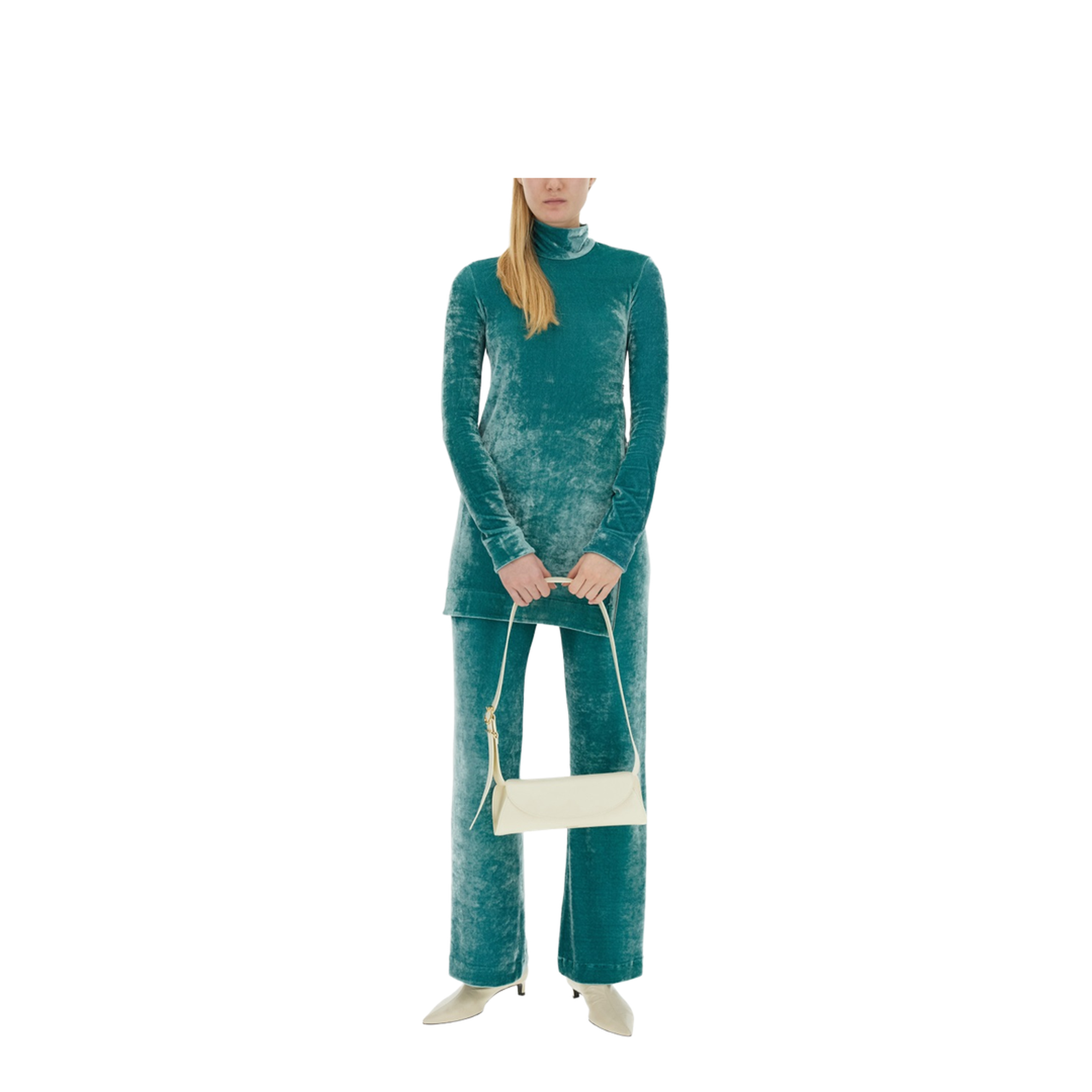 Wide Leg Pants Green - Image 1