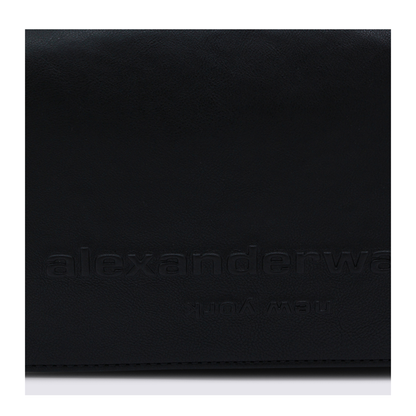Punch Calfskin Crossbody - Black - Image 6