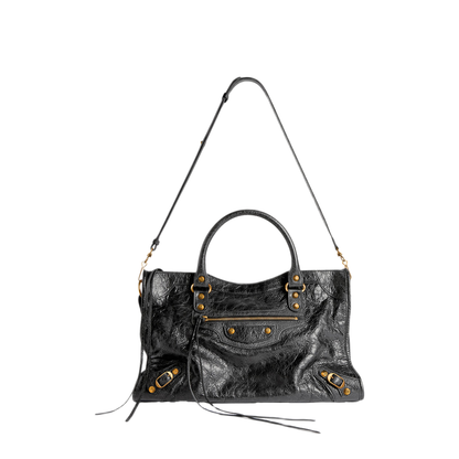 City Medium Bag in Arena Leather - Image 7