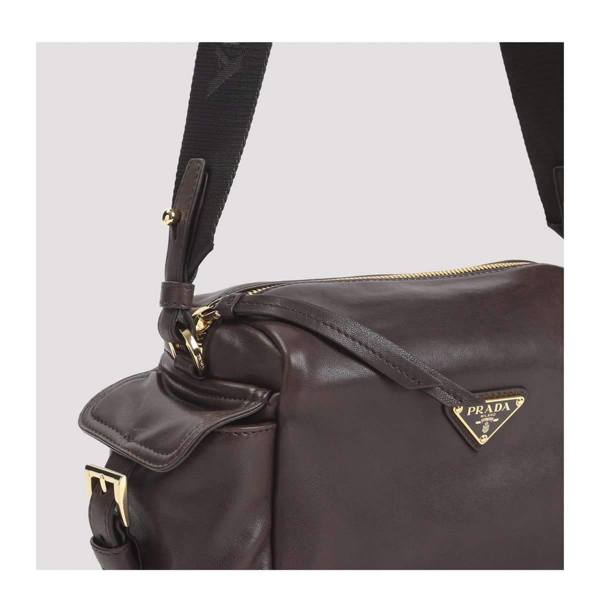 Explore Small Nappa Leather Shoulder Bags - Sienna - Image 4