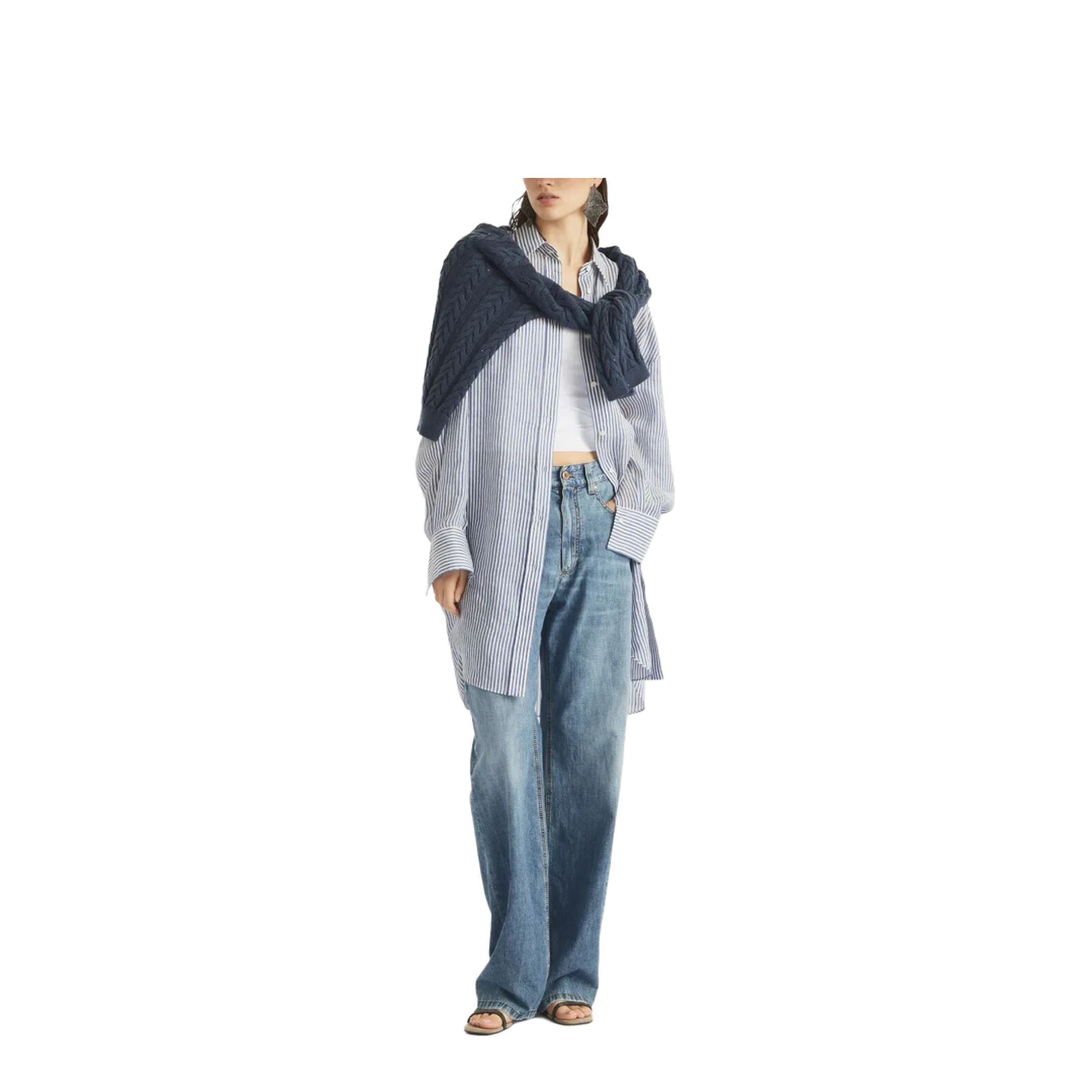 Lightweight Denim Contemporary Loose Jeans - Image 2