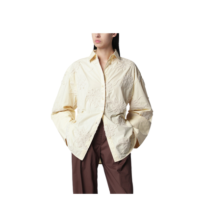 Oversized Shirt Flower in Organic Cotton - Image 1