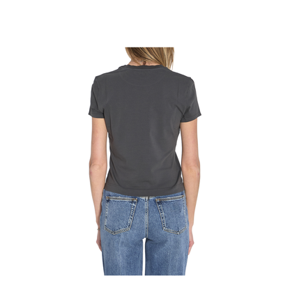 Jersey T-Shirt with Print in Grey - Image 4