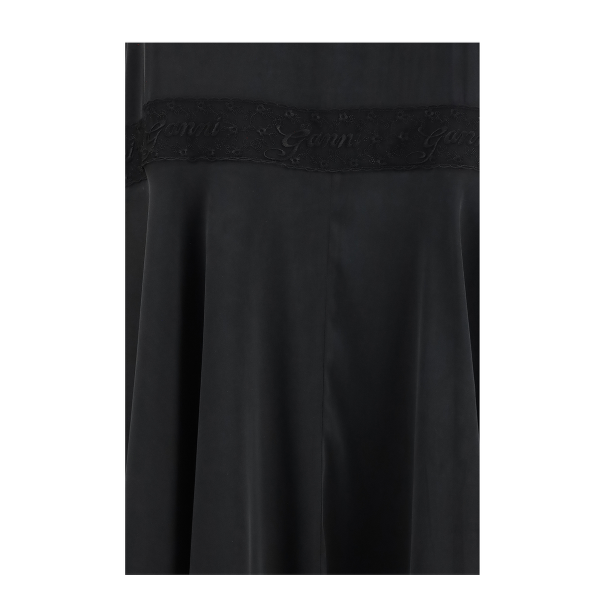 Silk Maxi Dress With Lace Details - Image 3