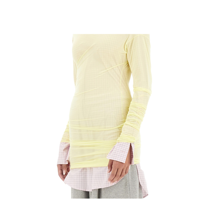 Tulle Tops In Yellow - Image 4