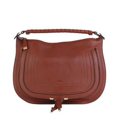 Marcie Medium Calfskin Shoulder Bag - Clay Brown - Image 2