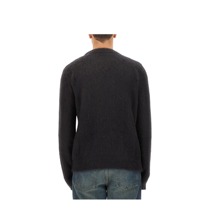 Logo-Print Brushed-Finish Jumper - Image 3