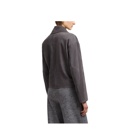 Icon Nubuck Calf Leather Biker Jacket - Image 5