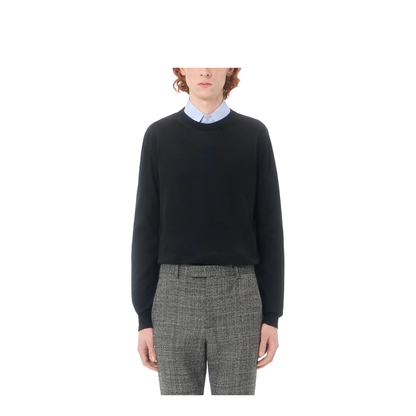 Wool Jumper with Vlogo Embroidery - Image 3