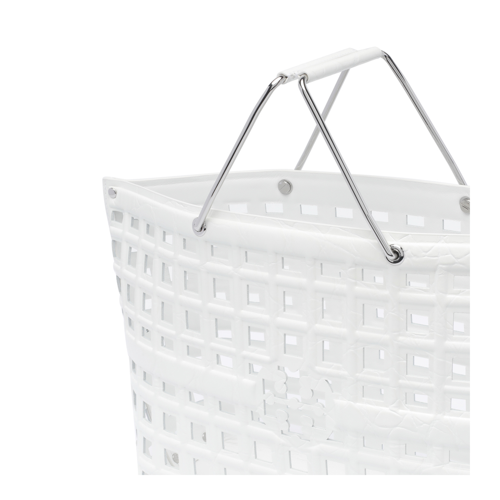 White Ella Shopping Bag - Image 4