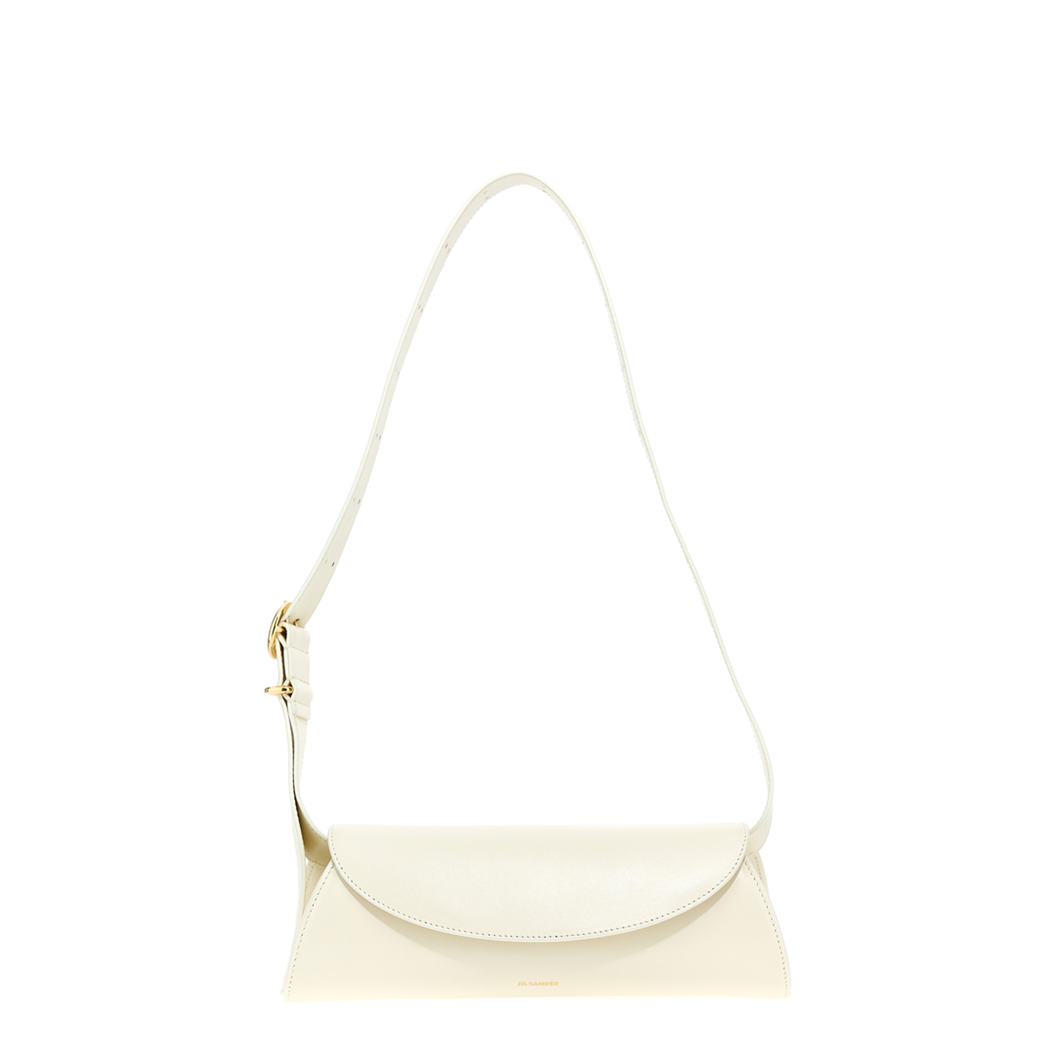 Ivory Leather Small Cannolo Shoulder Bag - Image 5
