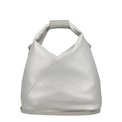 Japanese Eco Leather Crossbody - Silver - Image 3