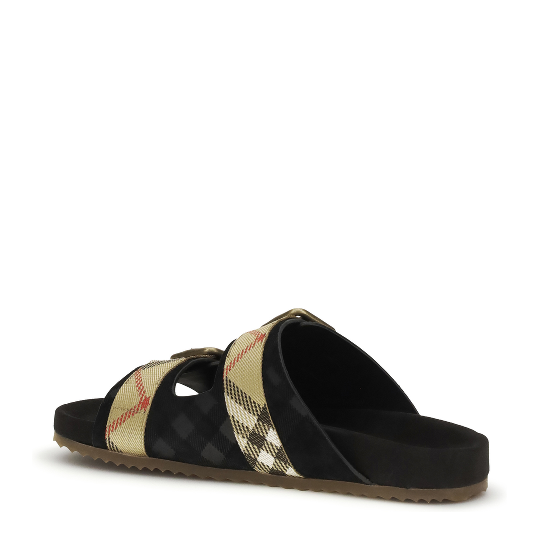 Urchin Suede Check Sandals - Image 3