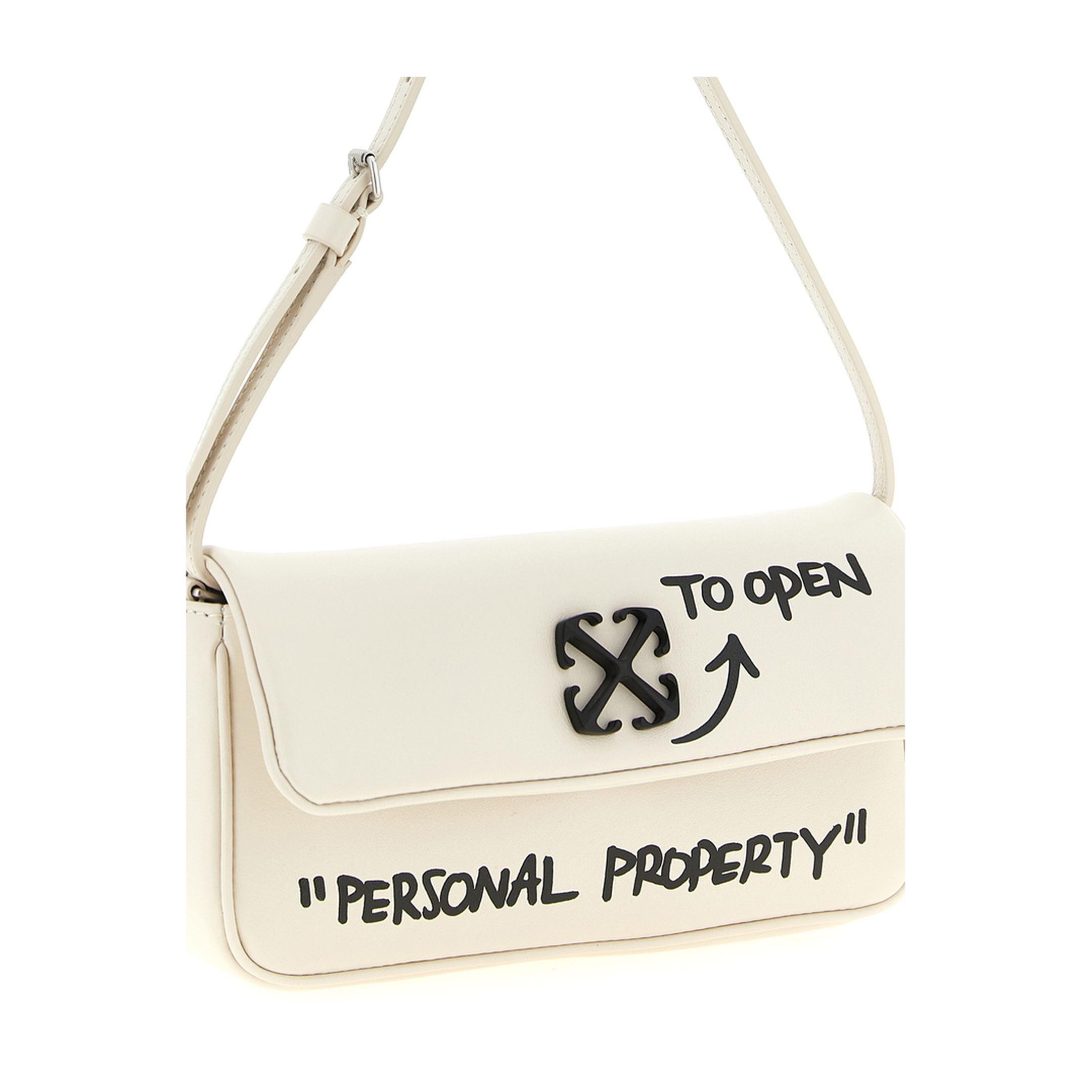 Jitney Medium Calf Leather Shoulder Bag - Dust/Black - Image 3
