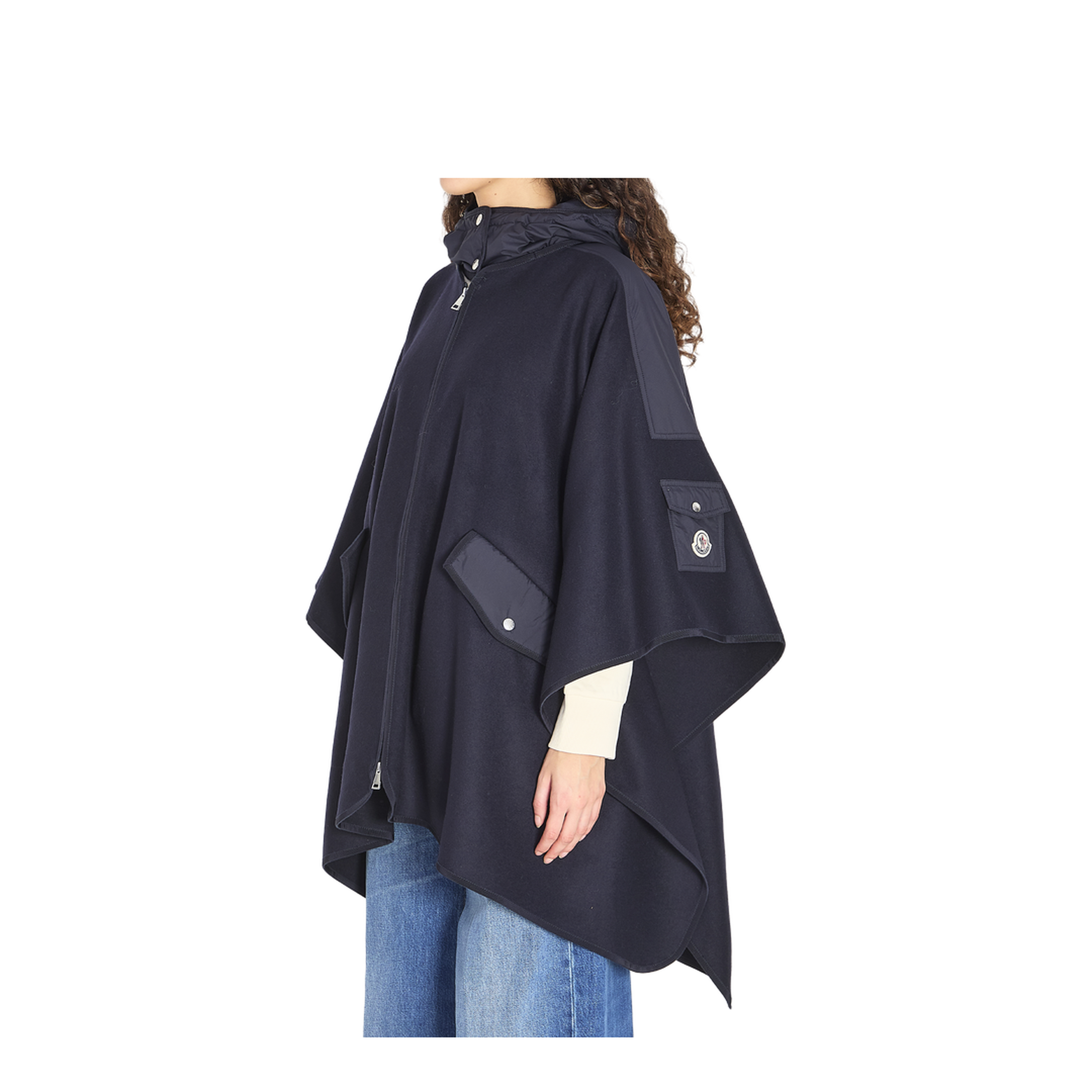 Wool and Nylon Cape - Image 2