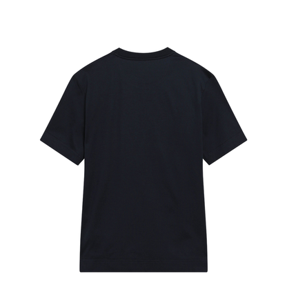 Navy Blue T-Shirt with Embroidered Logo - Image 2