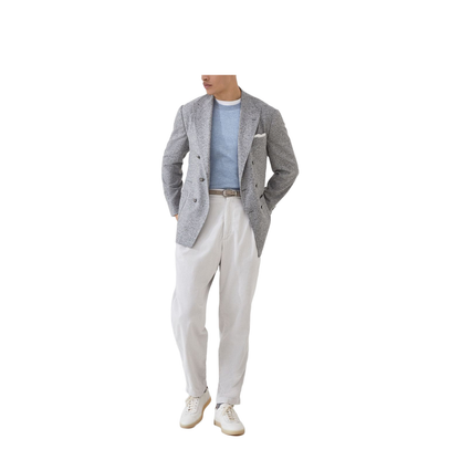 Cashmere Sweater in Denim - Image 3