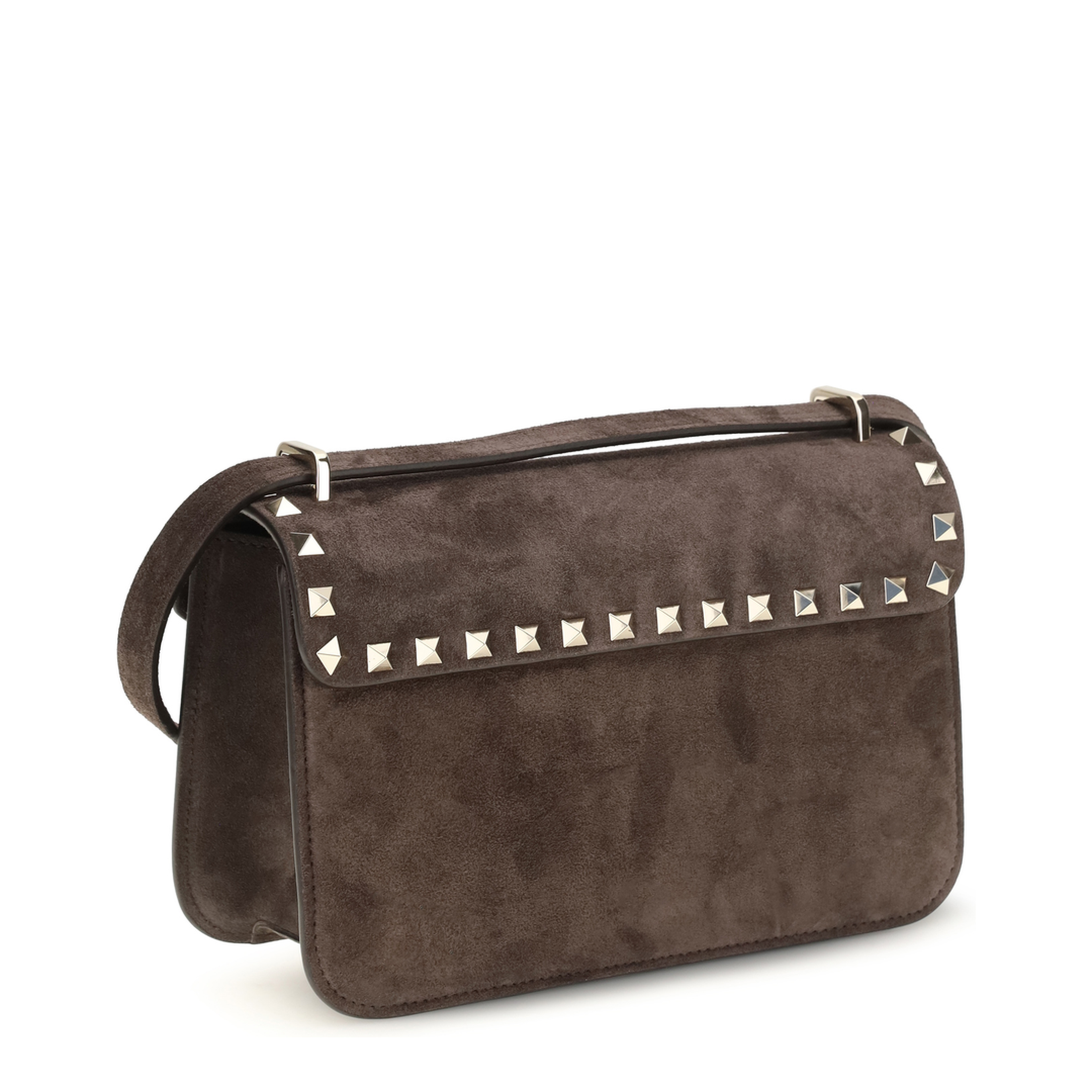 Rockstud Mini Suede Shoulder Bag - Image 3